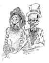 Cartoon: TIL DEATH DO US PART (small) by Toonstalk tagged bride groom love forever sexy marriage