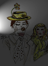 Cartoon: WAITING IN THE WINGS (small) by Toonstalk tagged clown,crying,performer,theatre,mask,makeup,girl,hobo,actor