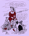 Cartoon: WISHES (small) by Toonstalk tagged dogs,young,ladies,valley,moor,border,collie,desires,wishes,hopes,longing,lust,love