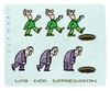 Cartoon: Depresso (small) by schwoe tagged depression,optimist,pessimist,frohsinn,trübsinn,psychologie