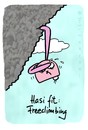 Cartoon: Hasi 103 (small) by schwoe tagged hasi,hase,freeclimbing,fit,fitness,bergsteigen