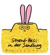 Cartoon: Hasi 42 (small) by schwoe tagged hasi,hase,ohren,sandburg,strand,meer,sand,muscheln