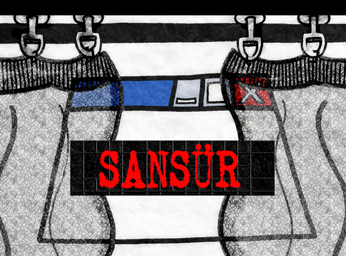 Cartoon: sansür (medium) by majezik tagged sansur,censored,website