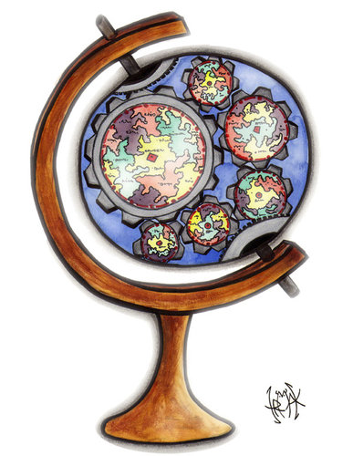 Cartoon: Yeni Dünya Düzeni (medium) by majezik tagged imperialism,emperyalizm,yenidunyaduzeni,newworldorder