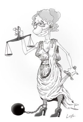 Cartoon: Justicia (medium) by Luiso tagged justice