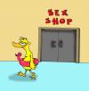 Cartoon: Sex shop (small) by Luiso tagged sex