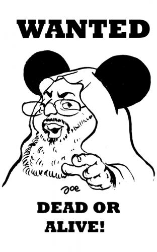 Cartoon: micky must die (medium) by bekesijoe tagged islamic,humour