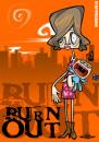 Cartoon: burn out mom (small) by bkopf tagged bkopf,burn,out,stadtfressen