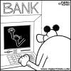 Cartoon: ATM (small) by Piero Tonin tagged bank,banks,banking,atm,machine,money,economy,crisis