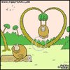 Cartoon: Monkey love (small) by Piero Tonin tagged monkey,monkeys,love,animal,animals,romance,seduction