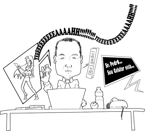 Cartoon: Pedro Morya - Caricature (medium) by Dan Artes tagged caricature