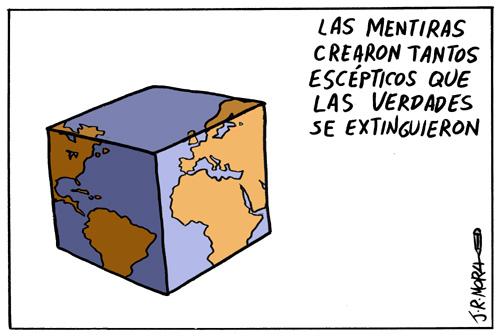 Cartoon: Mentiras (medium) by jrmora tagged poetas,escepticismo,religion,ciencia