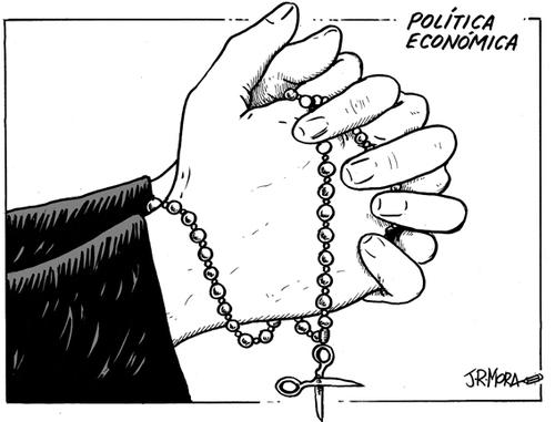 Cartoon: Politica economica spain (medium) by jrmora tagged politica,economica,spain