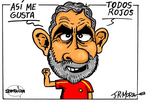 Cartoon: Spain campeon eurocopa 2008 (medium) by jrmora tagged europa,futbol,campeon,eurocopa,ganador