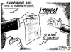 Cartoon: Contrato temporal (small) by jrmora tagged contrato,minijob,trabajo,temporal,empleo,spain