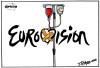 Cartoon: Eurovision (small) by jrmora tagged cancion,eurovision,festival
