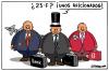 Cartoon: Los grandes poderes (small) by jrmora tagged poderes,banca,dinero,energia,electricidad,derechos,autor
