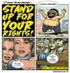 Cartoon: stand up! (small) by monsterzero tagged freedom human rights cookie zombies dames fat guys 