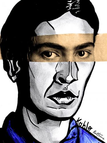 Cartoon: Frida Kahlo (medium) by BenHeine tagged frida,kahlo,mexico,city,diego,rivera,primitive,surrealism,spain,polio,women,fridamania,shocking,feminism,sexism,expressionism,painter,coyoacan,bus,accident,sick,malade,mexique,peinture,womans,rights,turbulent,life,ben,heine,