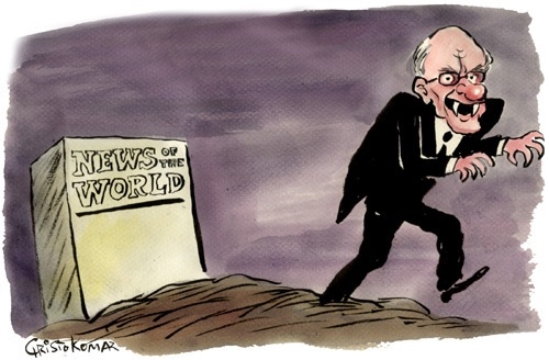 Cartoon: Murdoch the vampire (medium) by Christo Komarnitski tagged media,murdoch,news,of,the,world