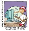 Cartoon: Lies (small) by Christo Komarnitski tagged cartoon comic lies email pinocchio