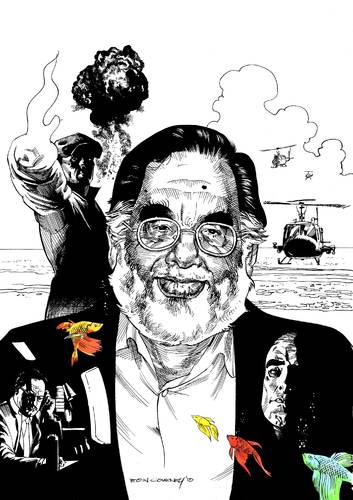 Cartoon: Francis Coppola (medium) by Eoin tagged famous,people,caricatures,cinema