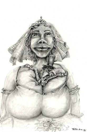 Cartoon: Love (medium) by bytoth tagged woman,