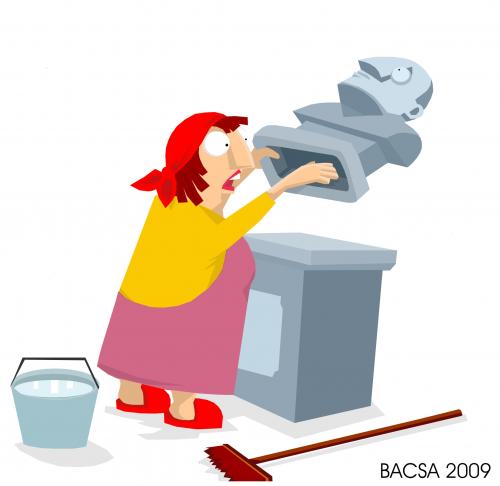 Cartoon: Disappointment (medium) by bacsa tagged disappointment