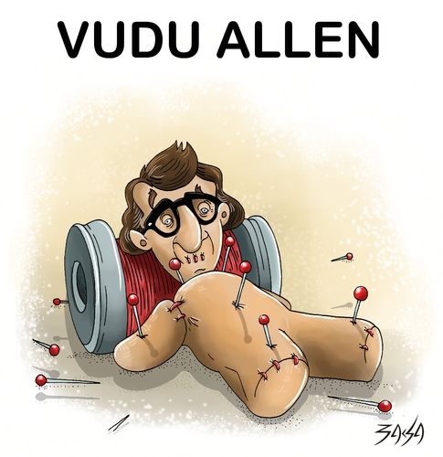 Cartoon: Vudu Allen (medium) by bacsa tagged woody,allen