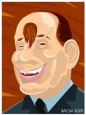 Cartoon: Silvio Berlusconi (small) by bacsa tagged silvio,berlusconi