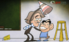 Cartoon: Look who is smiling now (small) by omomani tagged england,manchester,city,mancini,premier,league,tevez