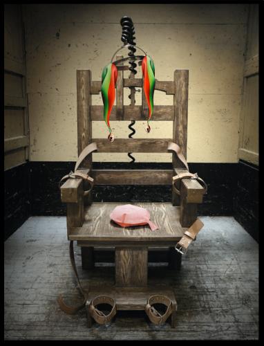 Cartoon: Electric chair (medium) by willemrasingart tagged electric,chair,