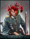 Cartoon: Make humour not war! (small) by willemrasingart tagged humour