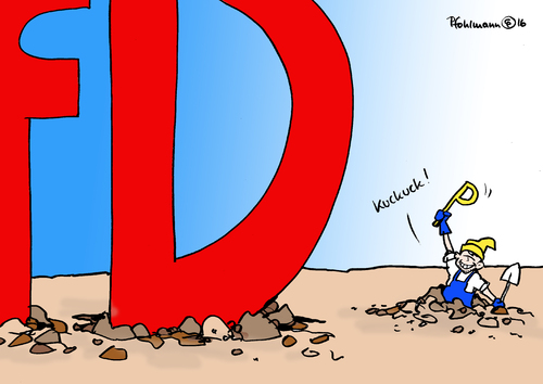 Cartoon: AFDP (medium) by Pfohlmann tagged karikatur,cartoon,2016,color,deutschland,afd,fdp,kuckuck,lindner,wiederauferstehung,comeback,zwerg,freie,demokraten,liberale,alternative,für,wahlen,landtagswahlen,rheinland,pfalz,sachsen,anhalt,baden,württemberg,wahlsieger,gewinner,einzug,parlament,karikatur,cartoon,2016,color,deutschland,afd,fdp,kuckuck,lindner,wiederauferstehung,comeback,zwerg,freie,demokraten,liberale,alternative,für,wahlen,landtagswahlen,rheinland,pfalz,sachsen,anhalt,baden,württemberg,wahlsieger,gewinner,einzug,parlament