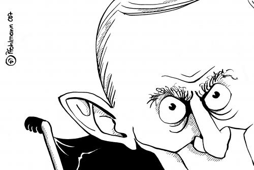Cartoon: Big Schäuble (medium) by Pfohlmann tagged schäuble,überwachung,,wolfgang,schäuble,cdu,csu,überwachung,rollstuhl,politiker,augen,gesicht,mann,forsch,starren,beobachten,kontrolle,über,überwachungsstaat,wolfgang schäuble