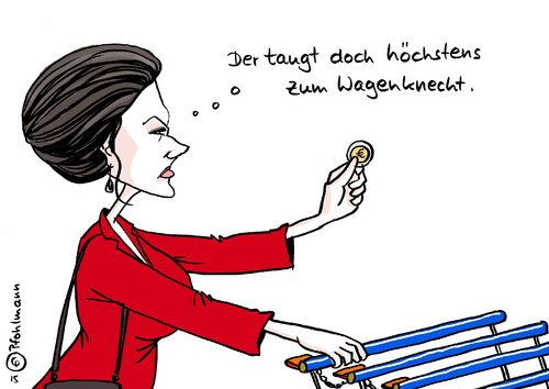 Cartoon: Der Wagenknecht (medium) by Pfohlmann tagged karikatur,cartoon,2015,color,farbe,deutschland,linke,linkspartei,wagenknecht,euro,währung,kritik,einkaufswagen,einkaufschip,europa,eu,währungsunion,karikatur,cartoon,2015,color,farbe,deutschland,linke,linkspartei,wagenknecht,euro,währung,kritik,einkaufswagen,einkaufschip,europa,eu,währungsunion