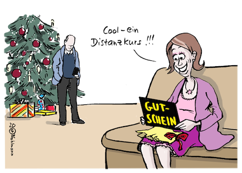 Cartoon: Distanzkurs (medium) by Pfohlmann tagged 2020,corona,coronavirus,pandemie,distanz,social,distancing,abstand,hygieneregeln,hygiene,tanzkurs,weihnachten,ehe,beziehung,liebe,geschenke,schenken,weihnachtsgeschenke,2020,corona,coronavirus,pandemie,distanz,social,distancing,abstand,hygieneregeln,hygiene,tanzkurs,weihnachten,ehe,beziehung,liebe,geschenke,schenken,weihnachtsgeschenke