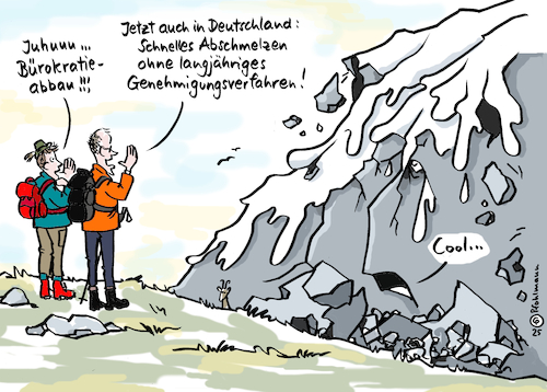 Cartoon: Gletscherabbau (medium) by Pfohlmann tagged gletscher,klimawandel,klimakrise,klimakatastrophe,temperaturen,erderhitzung,tauwetter,abschmelzen,schweiz,deutschland,felsabbruch,koalition,bundesregierung,klingbeil,merz,berge,alpen,gebirge,bayern,umwelt,natur,eis,schnee,gletscher,klimawandel,klimakrise,klimakatastrophe,temperaturen,erderhitzung,tauwetter,abschmelzen,schweiz,deutschland,felsabbruch,koalition,bundesregierung,klingbeil,merz,berge,alpen,gebirge,bayern,umwelt,natur,eis,schnee