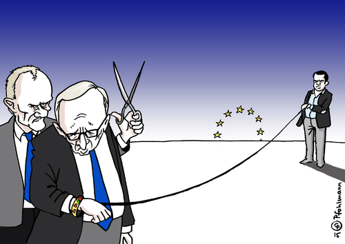 Cartoon: Junckers Freundschaftsband (medium) by Pfohlmann tagged karikatur,cartoon,2015,color,farbe,griechenland,eu,tsipras,juncker,tusk,freundschaft,beziehung,freundschaftsband,schere,kommission,reformen,schuldenkrise,europa,reformliste,geldgeber,europäischekredite,karikatur,cartoon,2015,color,farbe,griechenland,eu,tsipras,juncker,tusk,freundschaft,beziehung,freundschaftsband,schere,kommission,reformen,schuldenkrise,europa,reformliste,geldgeber,europäischekredite