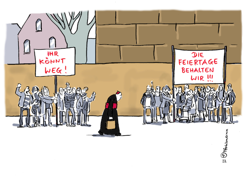 Cartoon: Kirche Feiertage (medium) by Pfohlmann tagged kirche,katholisch,priester,bischof,papst,benedikt,missbrauch,gutachten,austritt,kirchenaustritte,demo,christentum,christlich,feiertage,arbeit,freizeit,weihnachten,ostern,ferien,pfingsten,kirche,katholisch,priester,bischof,papst,benedikt,missbrauch,gutachten,austritt,kirchenaustritte,demo,christentum,christlich,feiertage,arbeit,freizeit,weihnachten,ostern,ferien,pfingsten