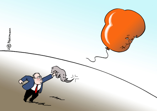 Cartoon: Nashorn und Ballon (medium) by Pfohlmann tagged karikatur,cartoon,color,farbe,2013,deutschland,spd,steinbrück,kandidat,kanzlerkandidat,nashorn,merkel,bundeskanzlerin,cdu,ballon,schwebt,schweben,bundestagswahl,wahlkampf,bundestagswahlkampf,luftballon,karikatur,cartoon,color,farbe,2013,deutschland,spd,steinbrück,kandidat,kanzlerkandidat,nashorn,merkel,bundeskanzlerin,cdu,ballon,schwebt,schweben,bundestagswahl,wahlkampf,bundestagswahlkampf,luftballon