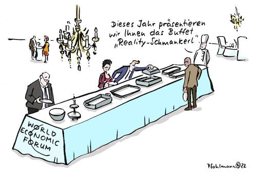 Cartoon: Reality-Buffet (medium) by Pfohlmann tagged world,economic,wirtschaft,krise,wirtschaftskrise,pandemie,corona,krieg,russland,ukraine,inflation,hunger,politiker,politik,globalisierung,armut,reichtum,buffet,essen,nahrung,lebensmittel,koch,davos,realität,preisanstieg,energie,kosten,klima,klimakrise,wec,world,economic,forum,weltwirtschaftsforum,wirtschaft,krise,wirtschaftskrise,pandemie,corona,krieg,russland,ukraine,inflation,hunger,hungerkrise,hungersnot,politiker,politik,globalisierung,armut,reichtum,buffet,essen,nahrung,lebensmittel,koch,schmankerl,realität,preisanstieg,energie,kosten,klima,klimakrise