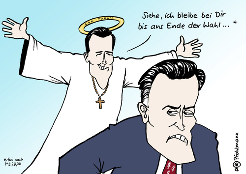 Santorum bleibt