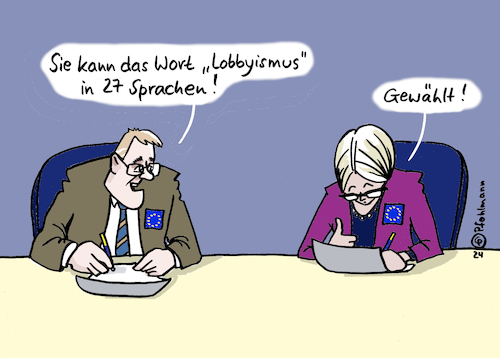 Sprachgenie von der Leyen