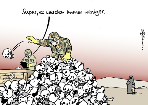 Cartoon: Toten-Tiefstand (medium) by Pfohlmann tagged cartoon,karikatur,color,krieg,opfer,totenschädel,totenköpfe,totenkopf,zivilisten,tiefstand,statistik,tote,isaf,afghanistan,2013,farbe,rekordtief,rekord,militär,soldaten,nato,terror,karikatur,cartoon,color,farbe,2013,afghanistan,isaf,tote,statistik,tiefstand,zivilisten,totenkopf,totenköpfe,totenschädel,opfer,krieg,terror,nato,soldaten,militär,rekord,rekordtief