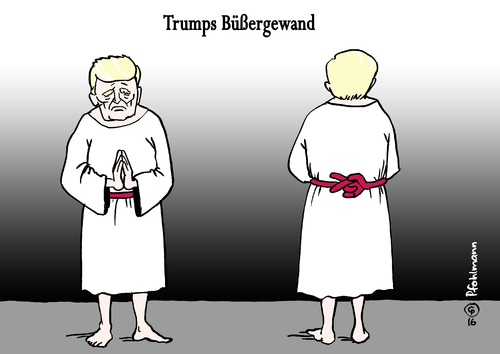 Trumps Büßergewand