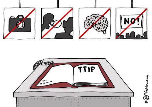 TTIP Lesetisch