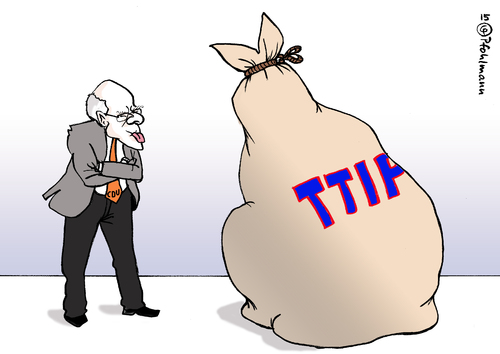 Cartoon: TTIP Sack (medium) by Pfohlmann tagged karikatur,cartoon,2015,color,farbe,deutschland,eu,usa,ttip,freihandelsabkommen,lammert,norbert,cdu,bundestagspräsident,transparenz,katze,sack,information,nein,zunge,europa,wirtschaft,verhandlungen,geheim,bundestag,bundestagsabgeordnete,abgeordnete,parlament,abstimmung,abstimmen,einsicht,zutritt,dokumente,karikatur,cartoon,2015,color,farbe,deutschland,eu,usa,ttip,freihandelsabkommen,lammert,norbert,cdu,bundestagspräsident,transparenz,katze,sack,information,nein,zunge,europa,wirtschaft,verhandlungen,geheim,bundestag,bundestagsabgeordnete,abgeordnete,parlament,abstimmung,abstimmen,einsicht,zutritt,dokumente