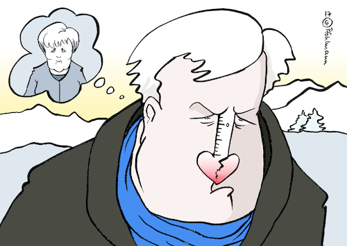 Cartoon: Unionsfrost (medium) by Pfohlmann tagged karikatur,cartoon,2017,color,farbe,deutschland,seehofer,csu,klausur,klausurtagung,seeon,merkel,bundeskanzlerin,cdu,union,streit,temperatur,tief,frost,thermometer,liebe,liebeskummer,herz,gefrierpunkt,sturmtief,flüchtlingspolitik,beziehungskrise,obergrenze,bundestagswahl,winter,kälte,schnee,karikatur,cartoon,2017,color,farbe,deutschland,seehofer,csu,klausur,klausurtagung,seeon,merkel,bundeskanzlerin,cdu,union,streit,temperatur,tief,frost,thermometer,liebe,liebeskummer,herz,gefrierpunkt,sturmtief,flüchtlingspolitik,beziehungskrise,obergrenze,bundestagswahl,winter,kälte,schnee