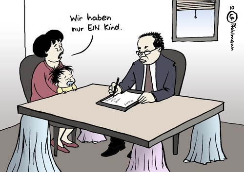 Cartoon: Volkszählung (medium) by Pfohlmann tagged china,volkszählung,ein,kind,politik,kinder,china,volkszählung,ein,kind,politik,kinder,familien,familie,nachwuchs